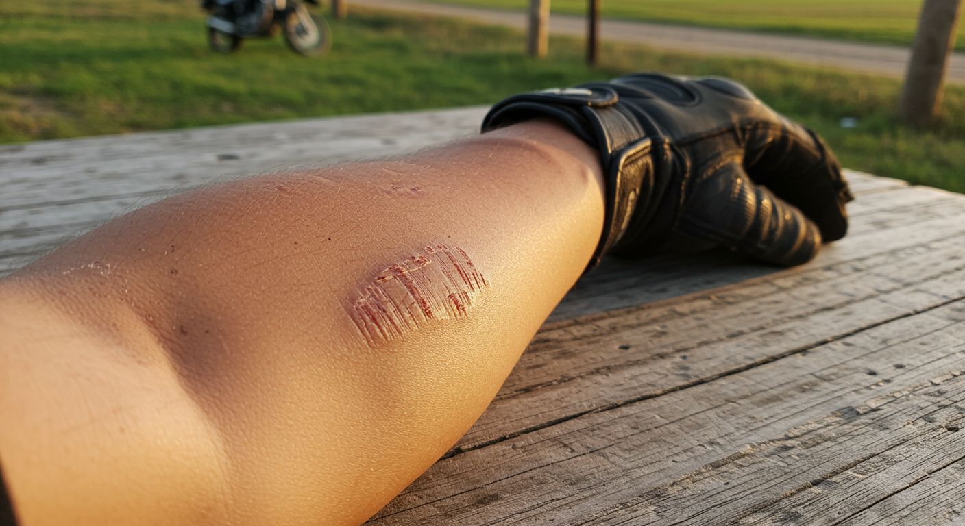 Motorcycle Road Rash: Types, Treatment, & Legal Options